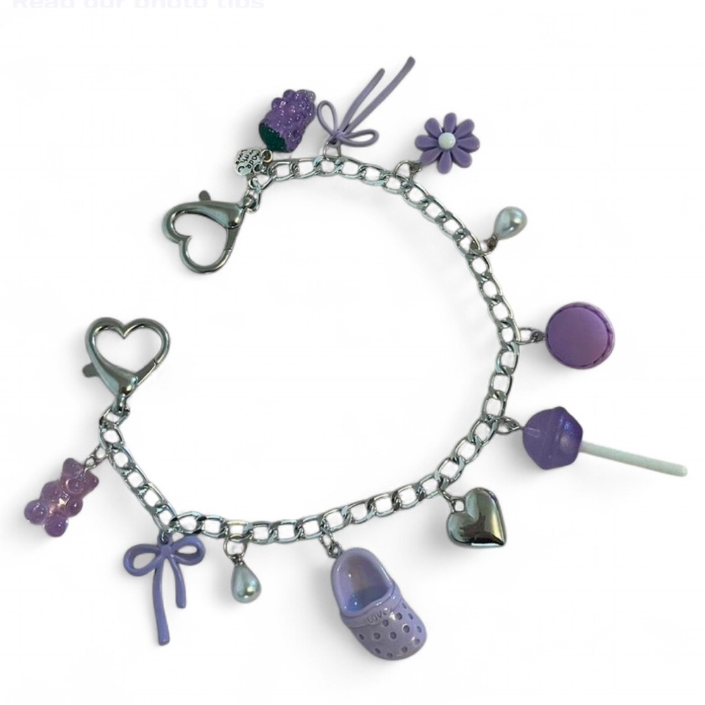 Purple charm purse 💜